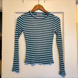 Reformation Cropped Long Sleeve XS